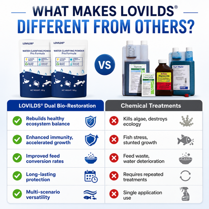 🌟 Official Store |⏱️ Crystal Clear in 24 Hours! | LOVILDS®Water Clarifying Powder
