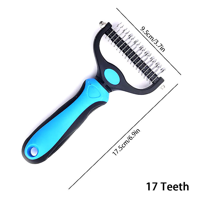 🐾 Professional Deshedding Tool for Dogs & Cats – Gentle, Efficient & Fur-Free Home ✨💖
