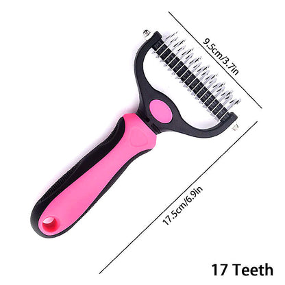 🐾 Professional Deshedding Tool for Dogs & Cats – Gentle, Efficient & Fur-Free Home ✨💖