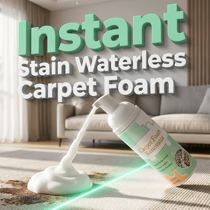 🔥🔥Limited Time Promotion 50% OFF🔥Waterless Carpet Foam Stain Remover with Towel